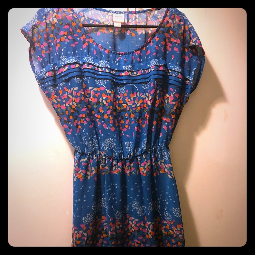 Blue flower dress